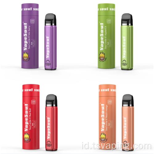 2022 TET TOP Grosir Vapesoul Smile2 5ml 1500puffs
